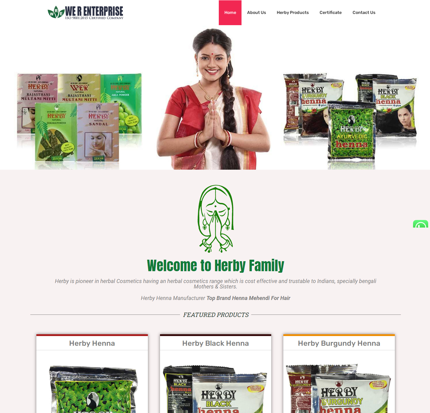 New Web Design – Herbay Henna
